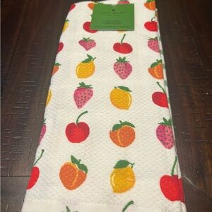 Kate Spade New York Assortment of fFruits Colorful Kitchen Towels Set of 3